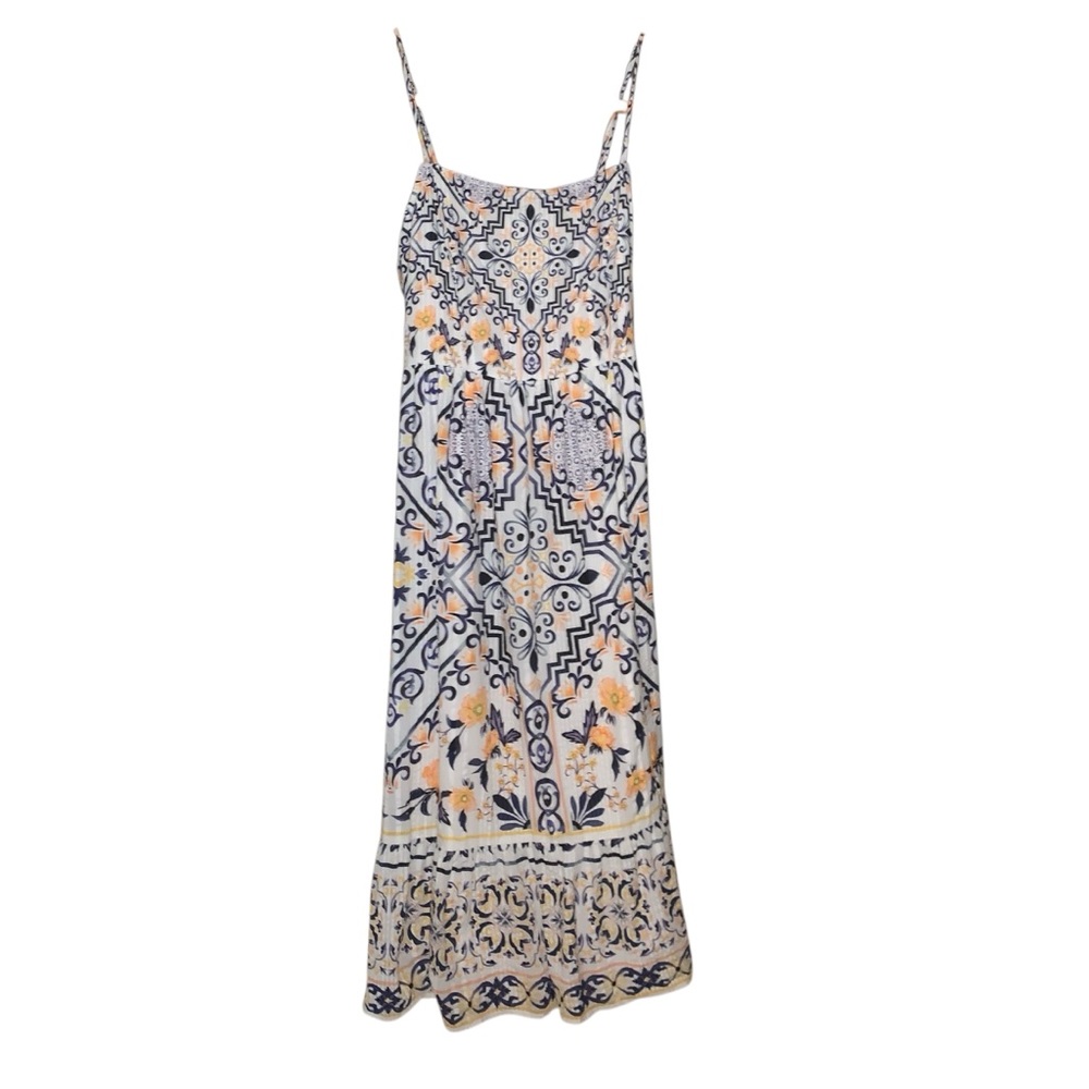 Anthropologie Multicolor Patterned Midi Dress - Picture 3 of 15